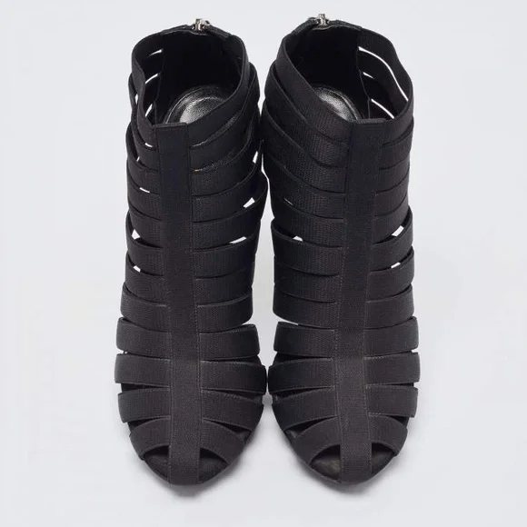 Gucci Isadora Elastic Cage Black Bootie 39.5 - Picture 8 of 8